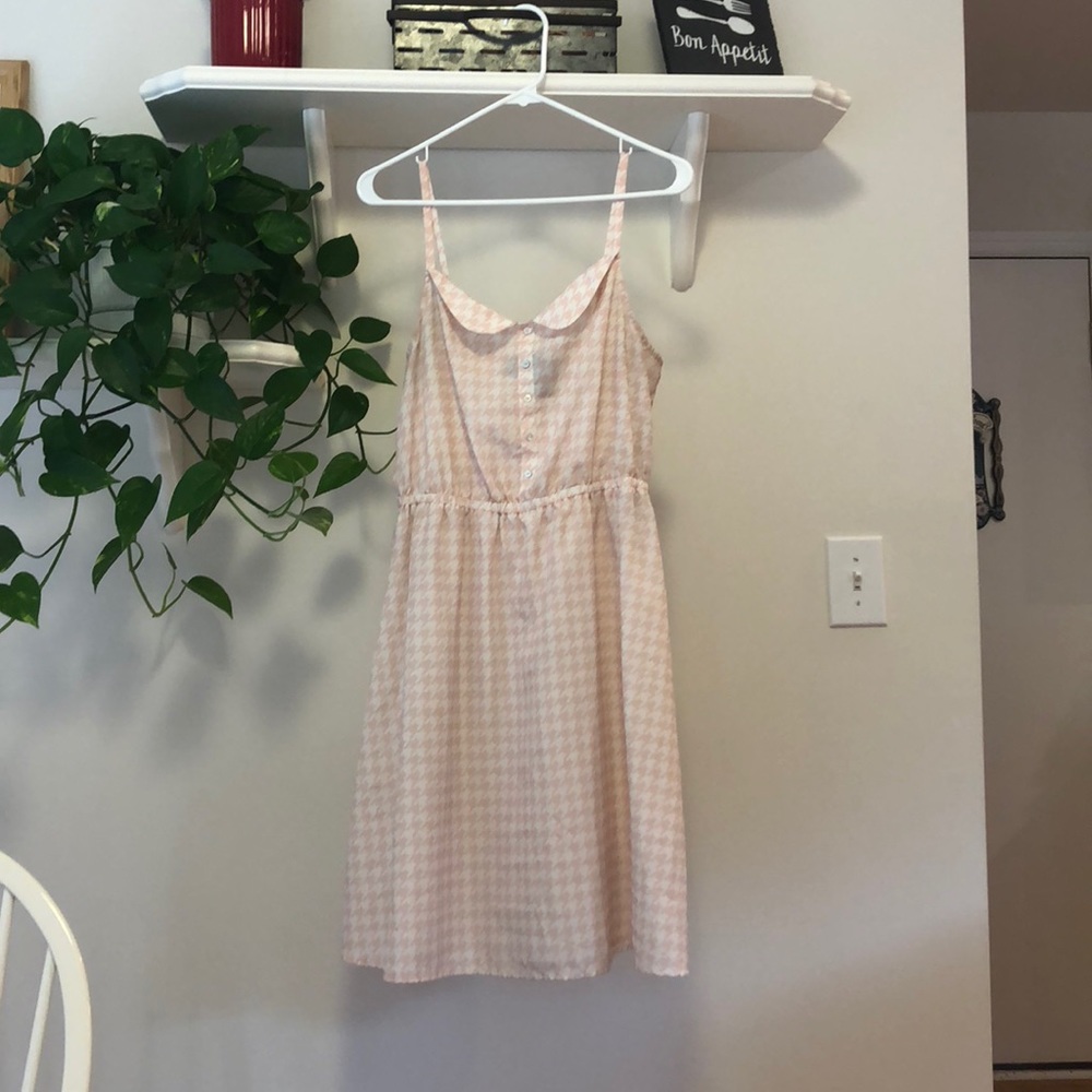 Kardashian Kollection Houndstooth Pattern Dress